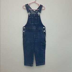 H & M unisex carpenter denim overalls sz 4T
